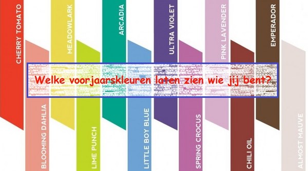 Blog - voorjaarskleuren